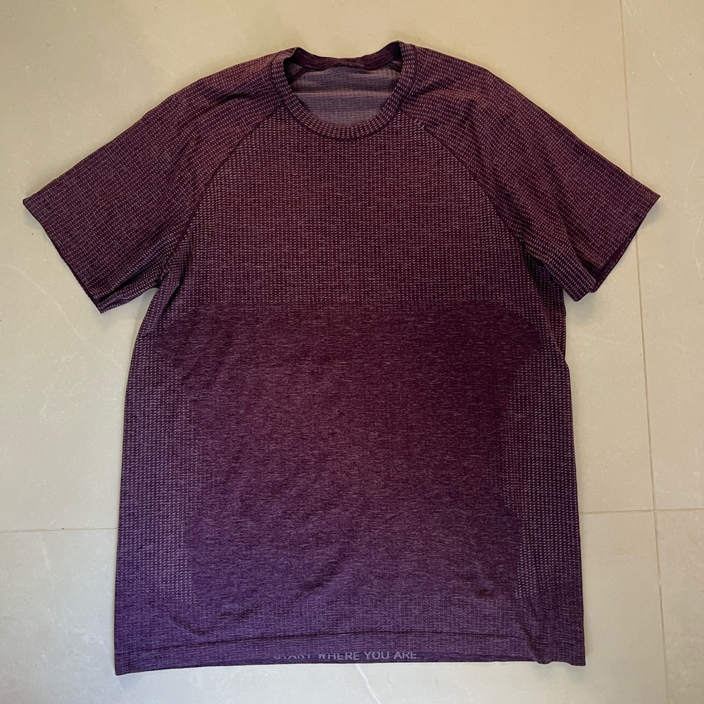 Men's Casual Purple Tee
